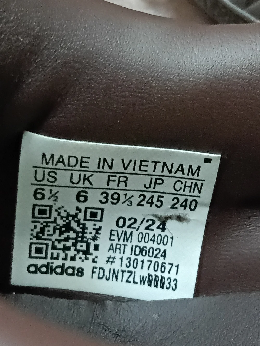 adidas Notitle x Samba Og Sz. 6.5 Brown Cow Print Unisex Sneakers - Picture 14 of 16